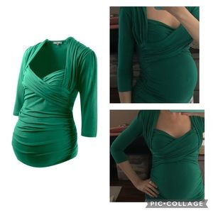 Like New Isabella Oliver Bracelet Portrait Top Maternity Nursing 00 0 XXS XS